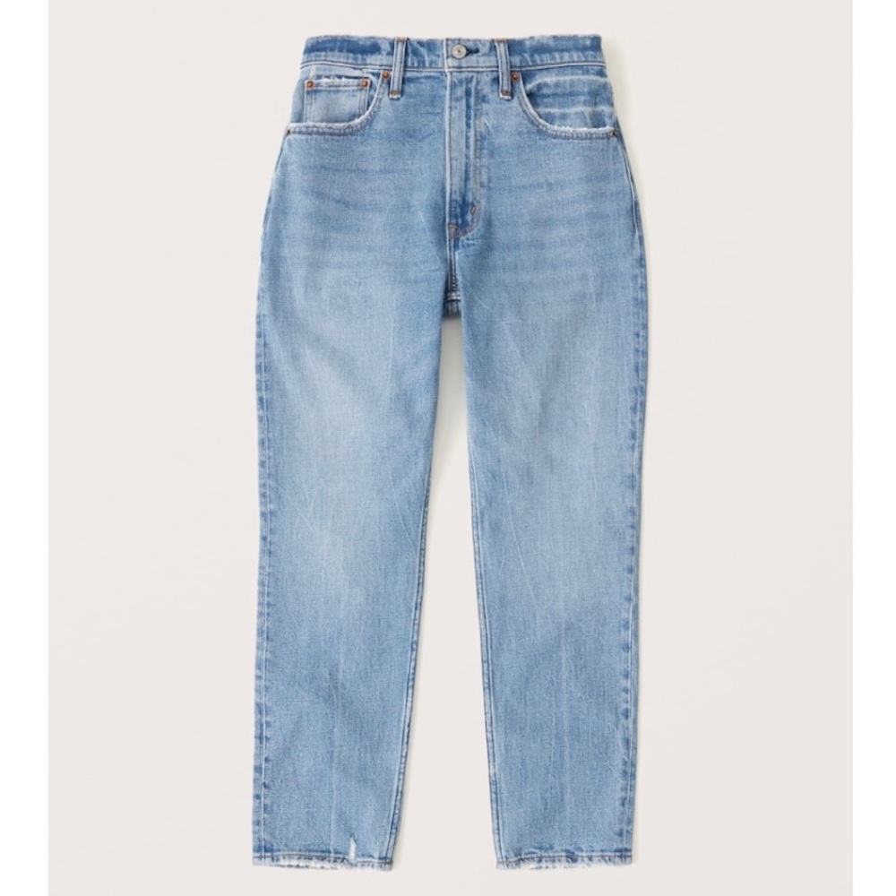 Abercrombie 80’s High Rise Curve Mom Jeans